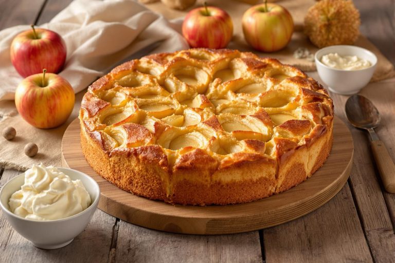 Julie Andrieu révèle la recette de son gâteau aux pommes favori « bien meilleur qu'une simple tarte ».jpg