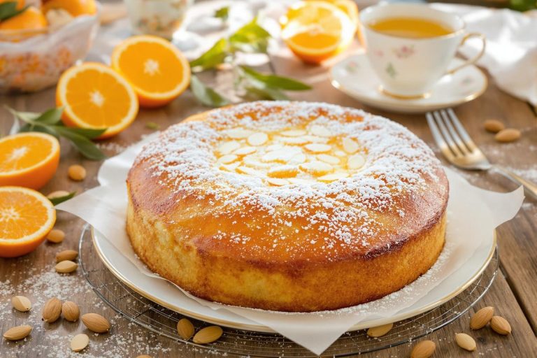 Moelleux comme un nuage doré de soleil, ce gâteau aux clémentines et amandes prêt en moins de 15 minutes.jpg