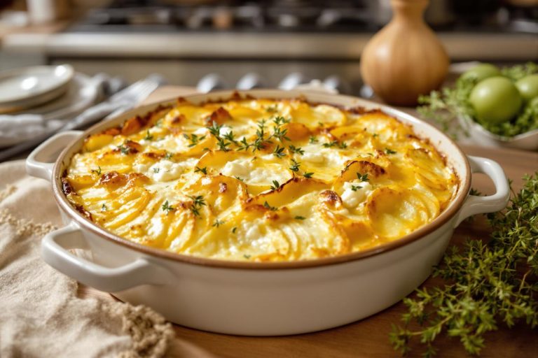Tout crémeux et doré : quand je prépare ce gratin de pommes de terre au chèvre, tout le monde se ressert.jpg