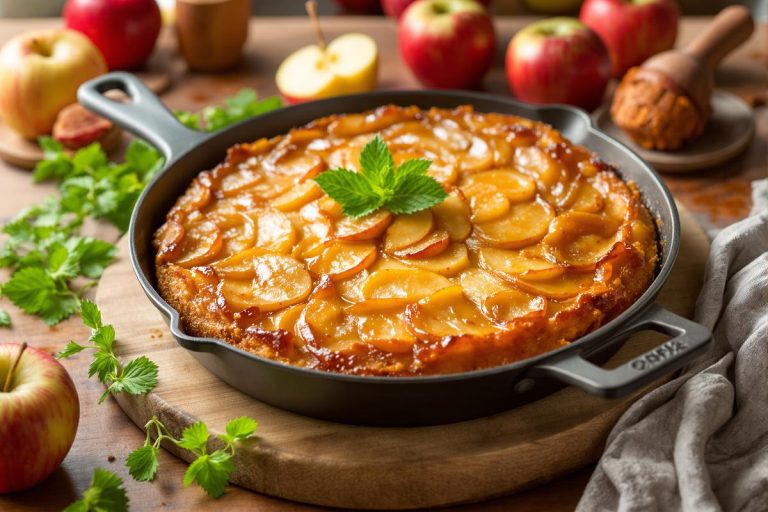 « Une poêle, et c’est tout » : le gâteau aux pommes que je fais sans four.jpg